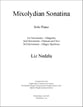 Mixolydian Sonatina piano sheet music cover